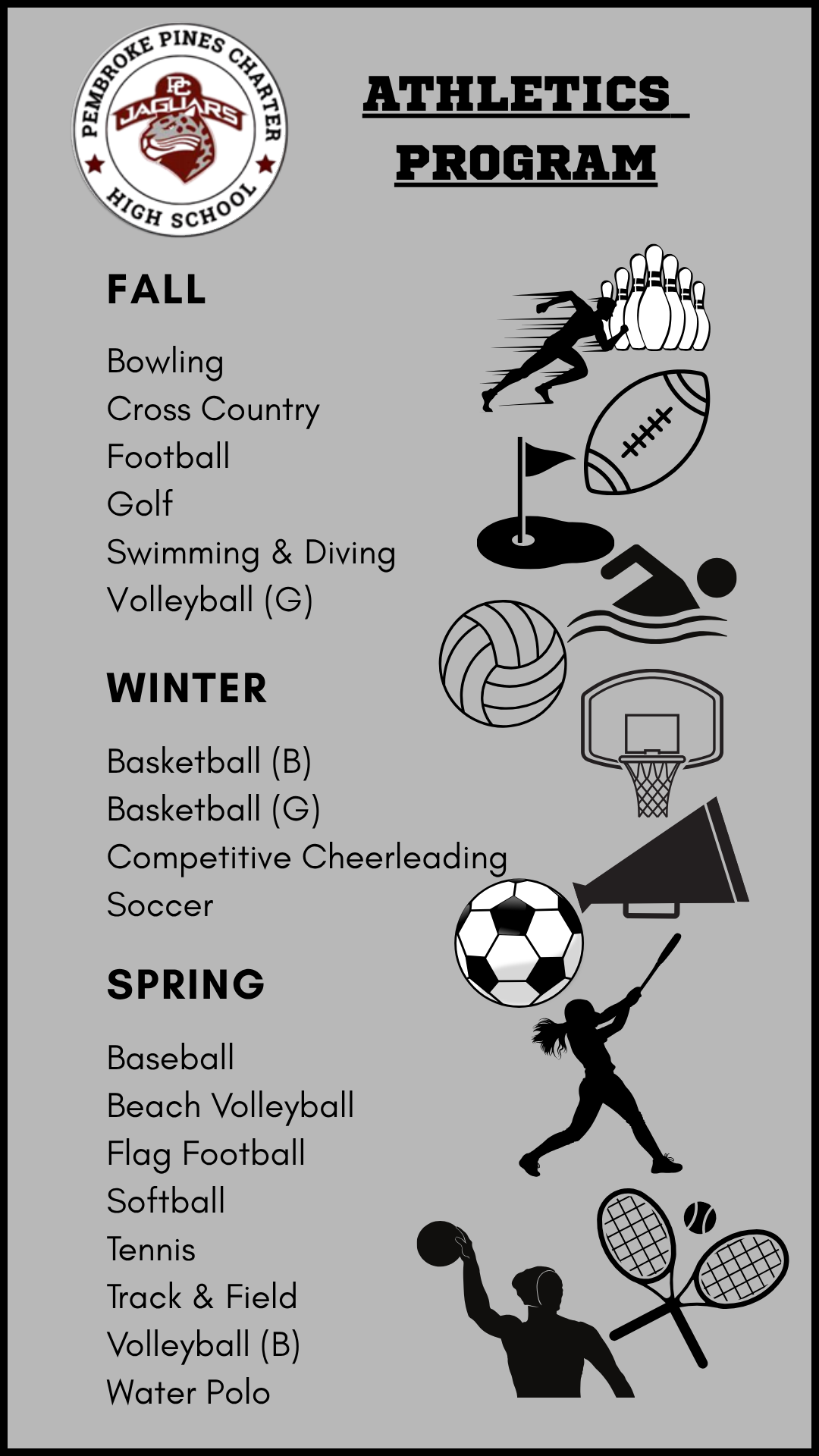 Athletics program ppchs