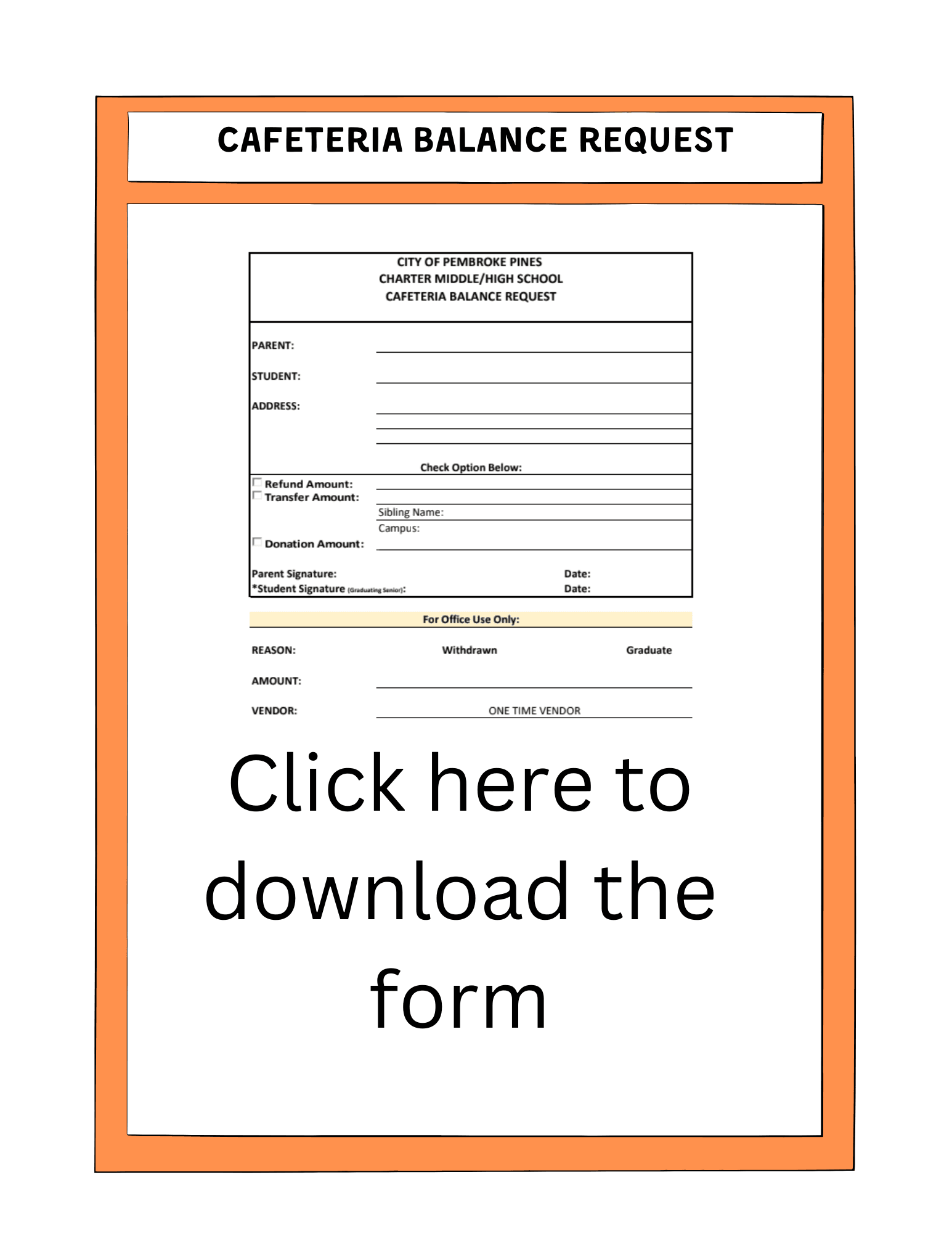 Cafeteria Balance Request (1) Opens in new window