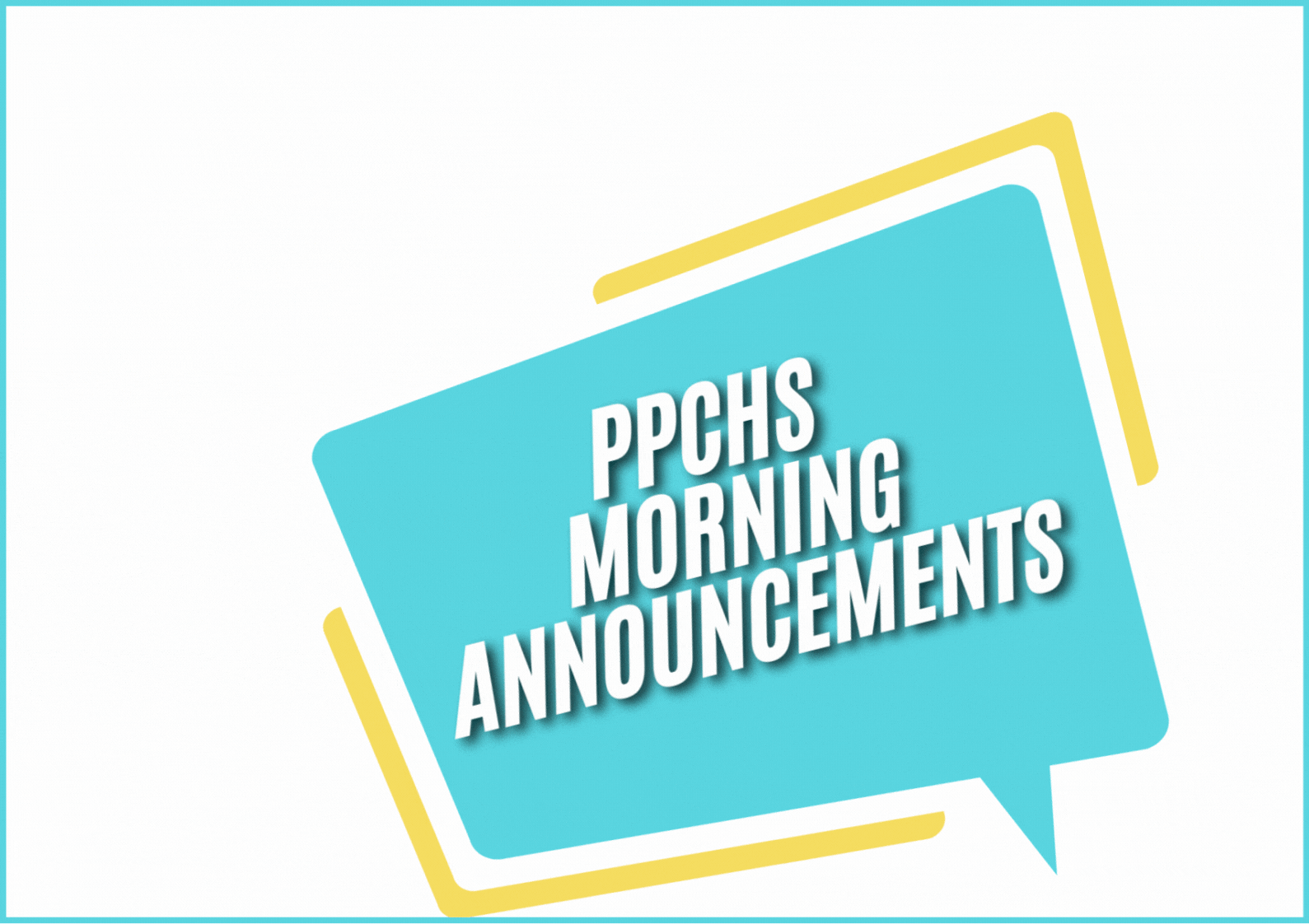 Morning Announcement Carousel